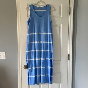 Vineyard Vines Striped Blue Dress - Size M